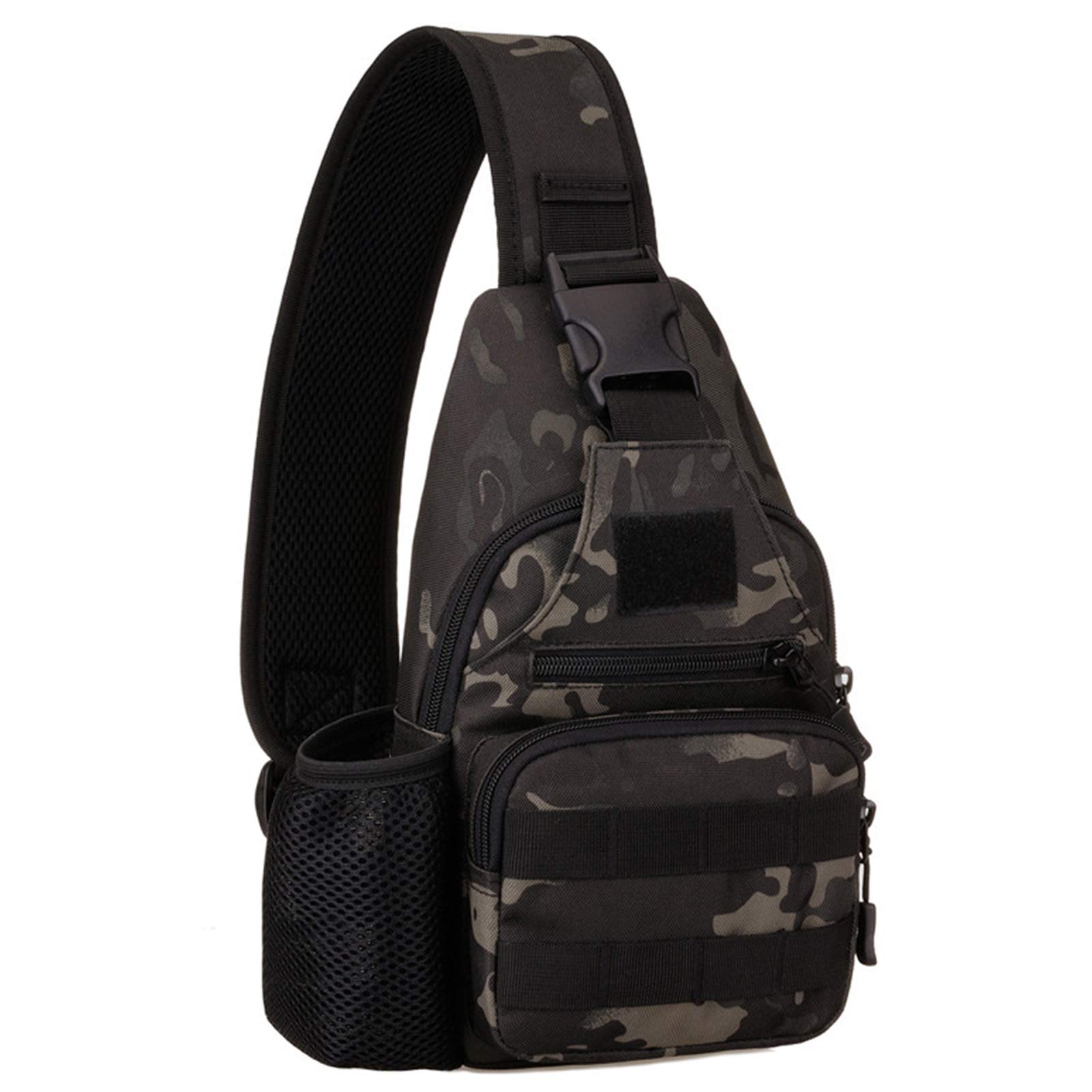 BAIGIO Tactical Military Chest Sling Bag for Men Water Resistant with MOLLE Pouches
| BAIGIO Men's Tactical Military Ch