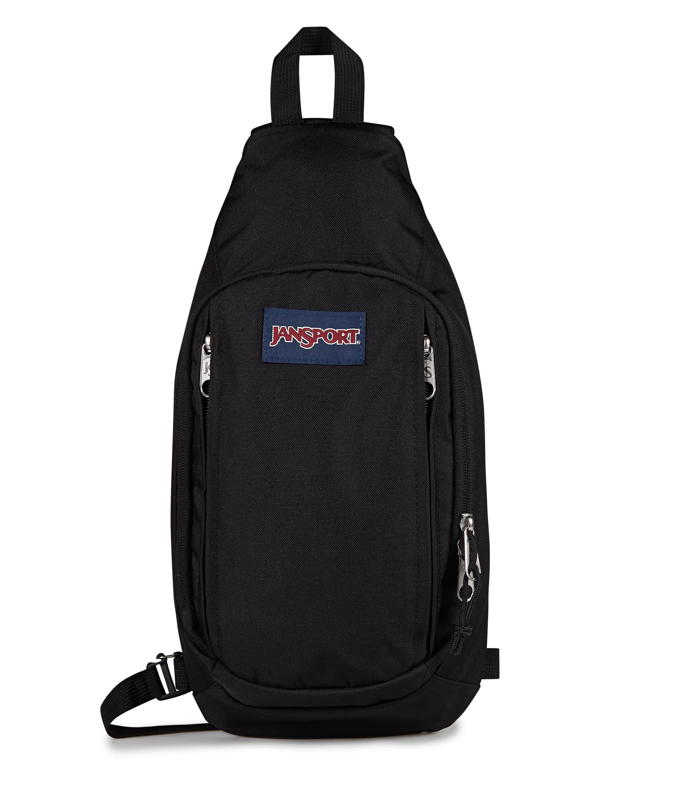 JanSport Move Sling Crossbody Bag for Women – Main Compartment, Zippered Front Pockets, Adjustable Shoulder Strap, Black